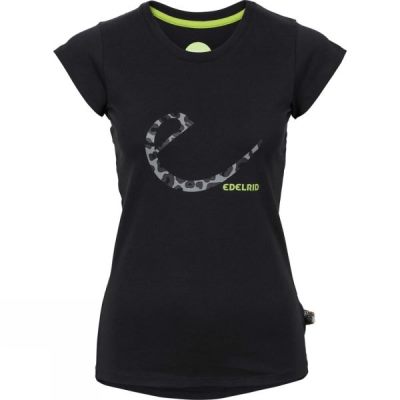 Tee Edelrid Signature Mujer Negras - Chile VUX810763